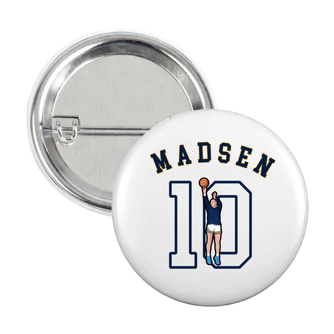 Game Day Button — Shirsey Arch in White