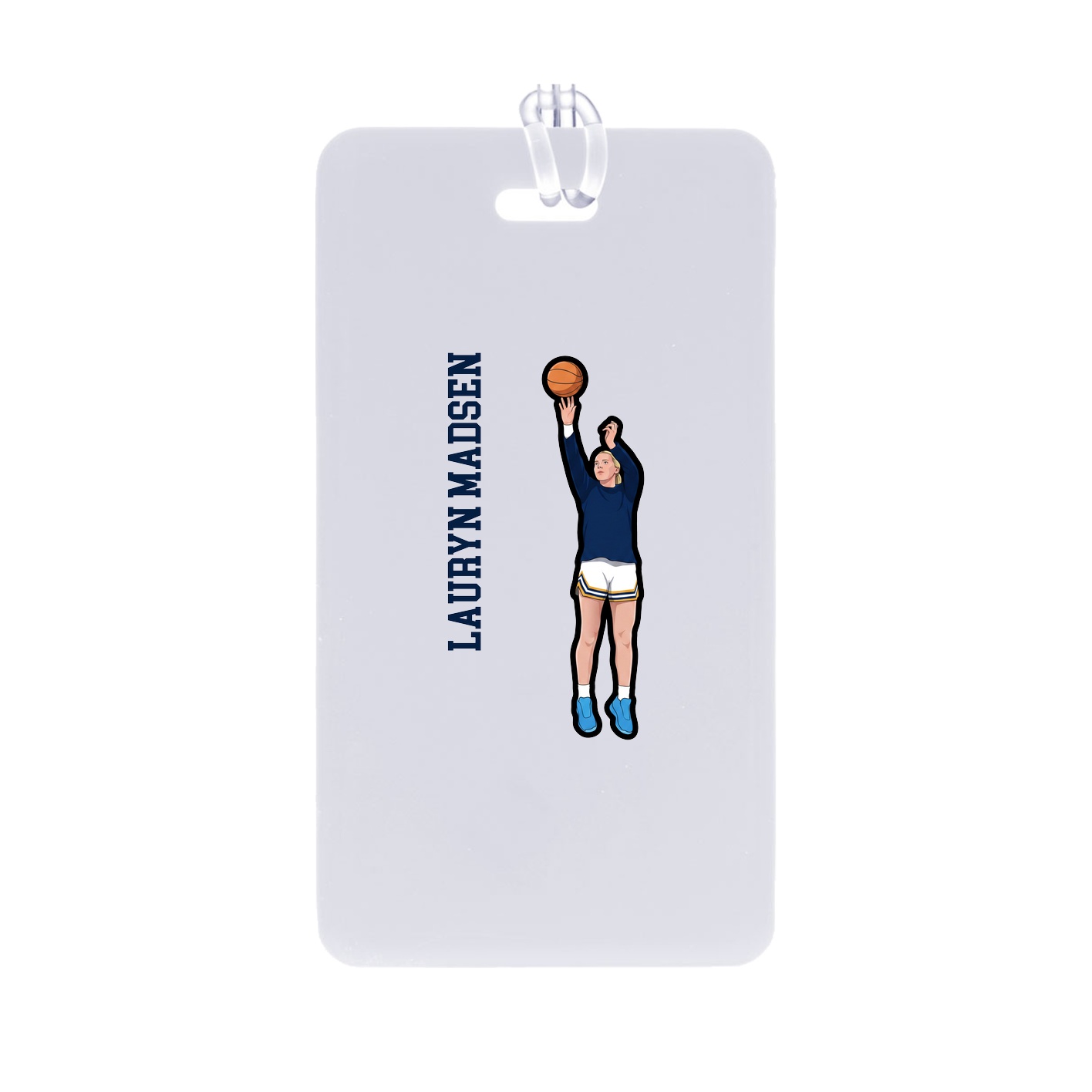 Bag Tag — Name Vertical in Classic