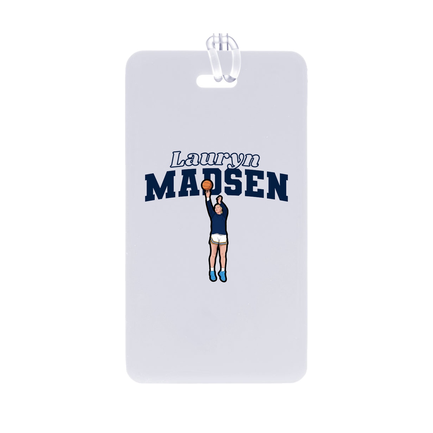 Bag Tag — Name Arch in Classic