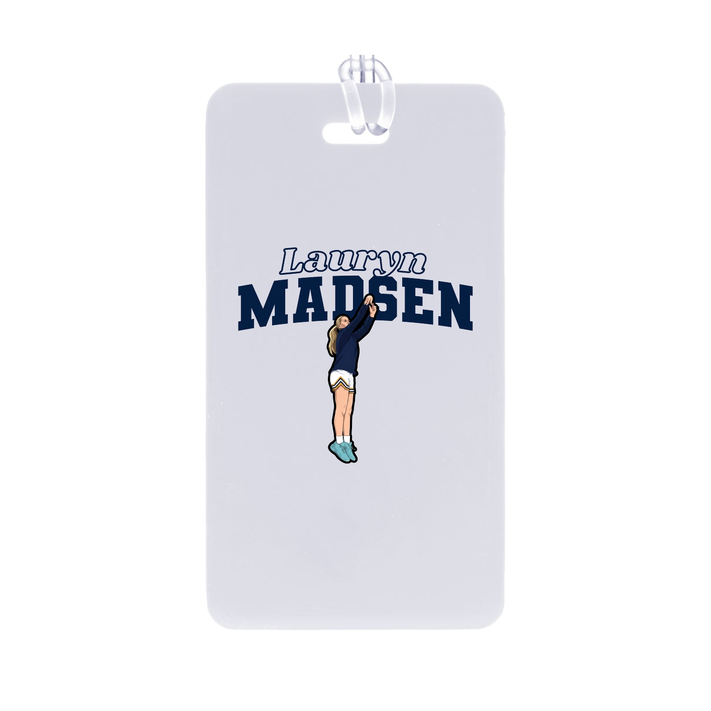 Bag Tag — Name Arch in Classic