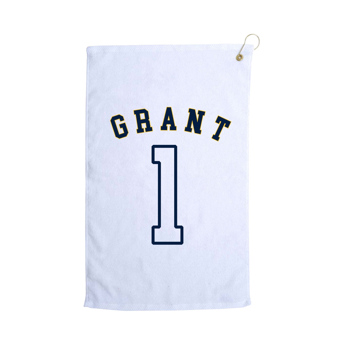Golf Towel — Shirsey Arch in White
