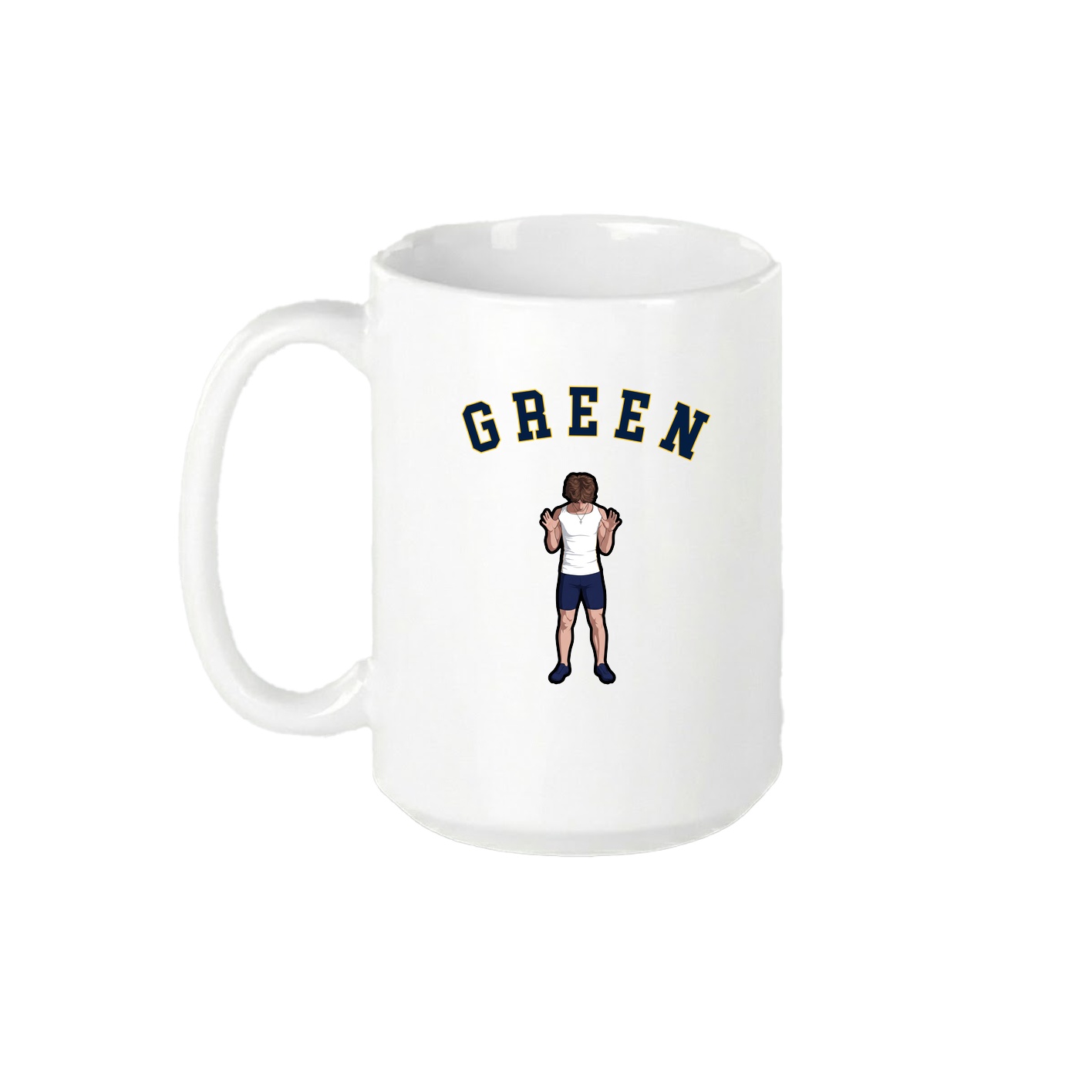 15oz Coffee Mug — Shirsey Arch in White