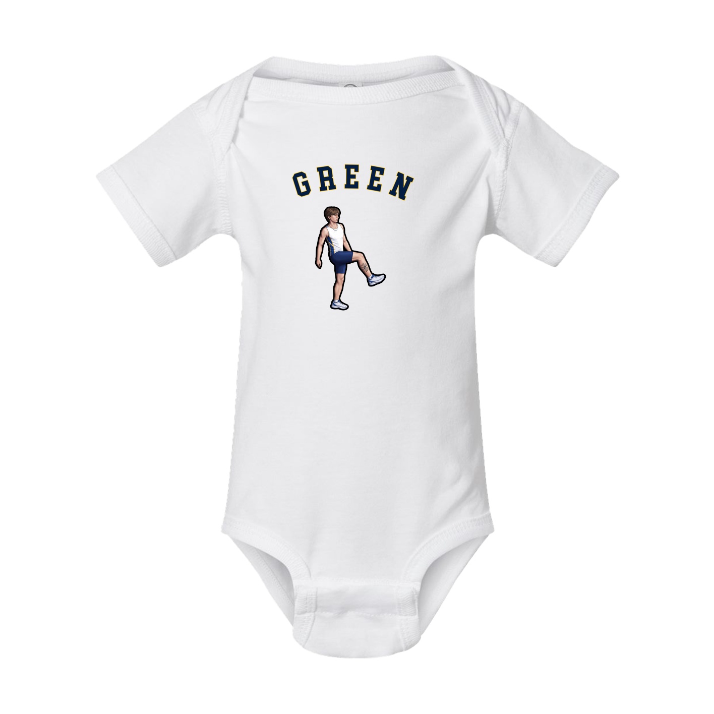 Baby Onesie — Shirsey Arch in White