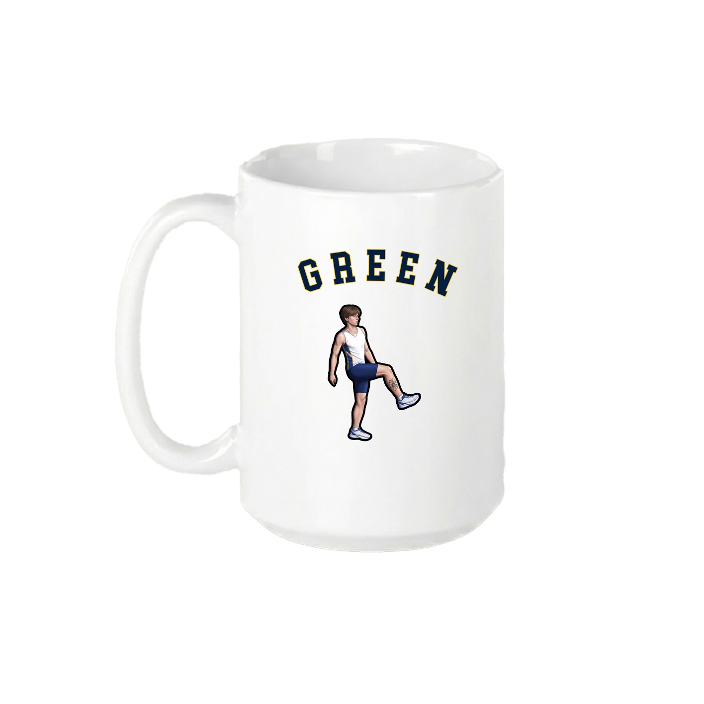 15oz Coffee Mug — Shirsey Arch in White