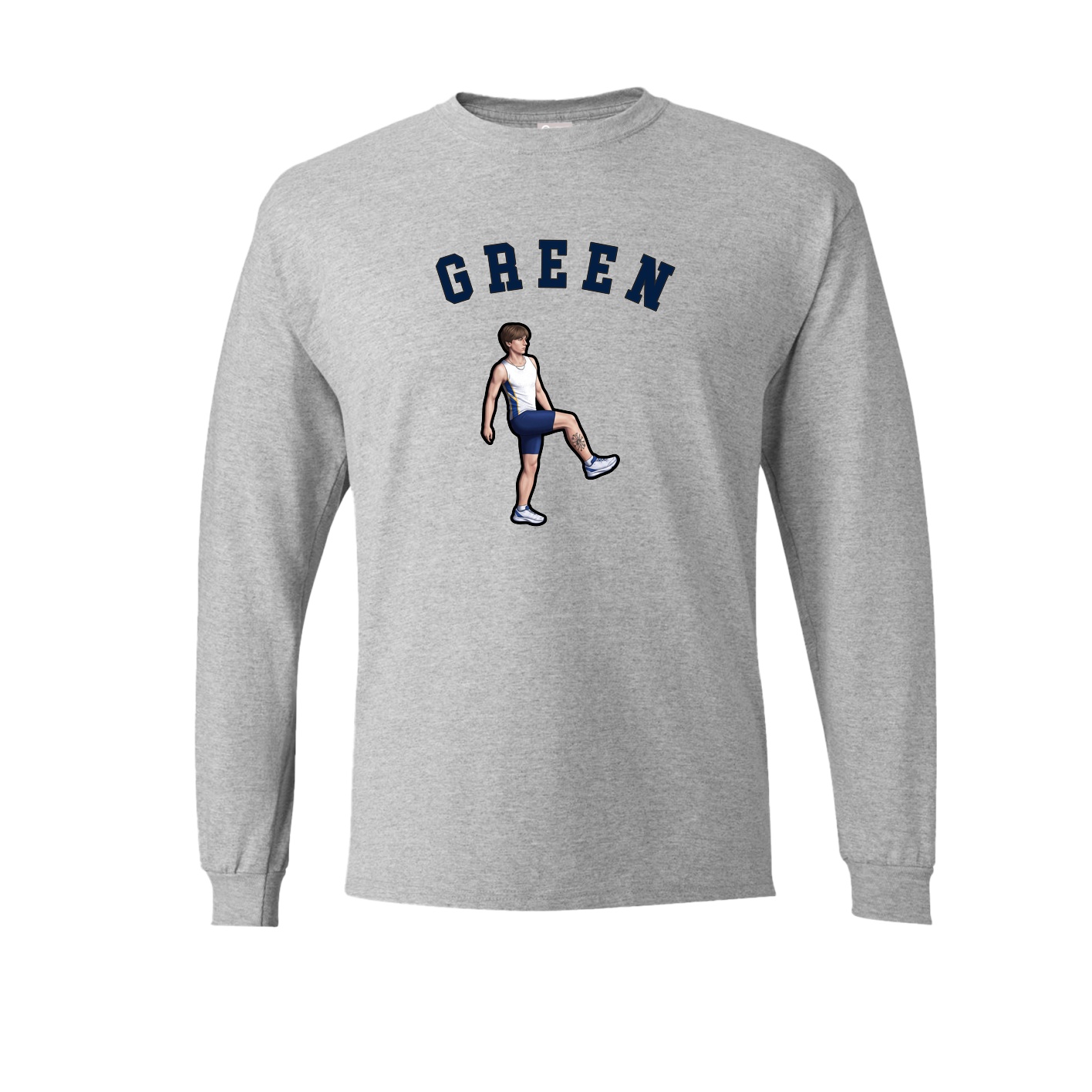 Long Sleeve Tee — Shirsey Arch in Grey