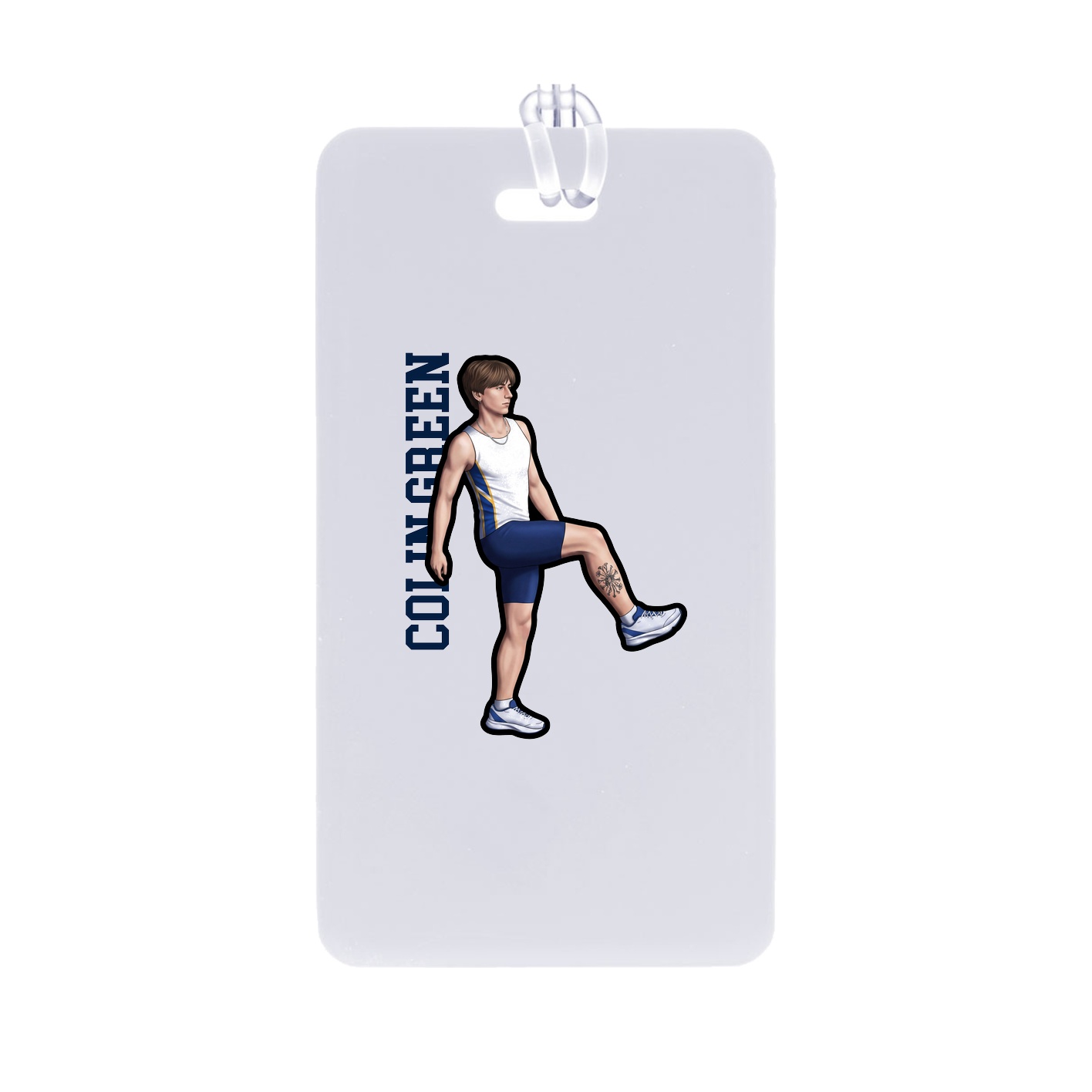 Bag Tag — Name Vertical in Classic