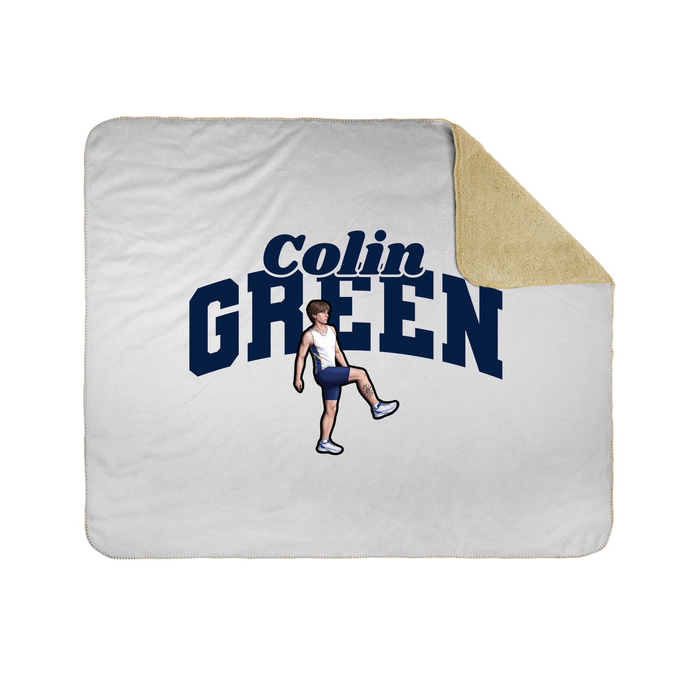 Throw Blanket — Signature Arch in White