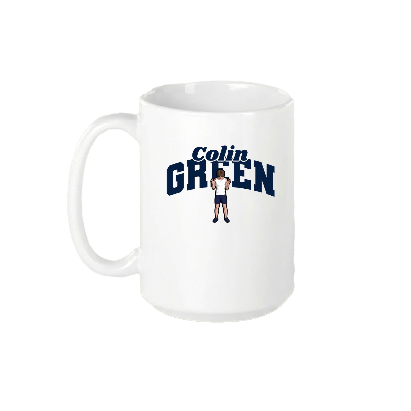 15oz Coffee Mug — Signature Arch in White