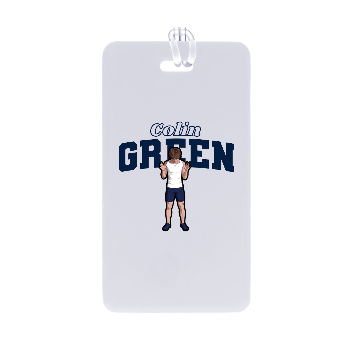 Bag Tag — Name Arch in Classic