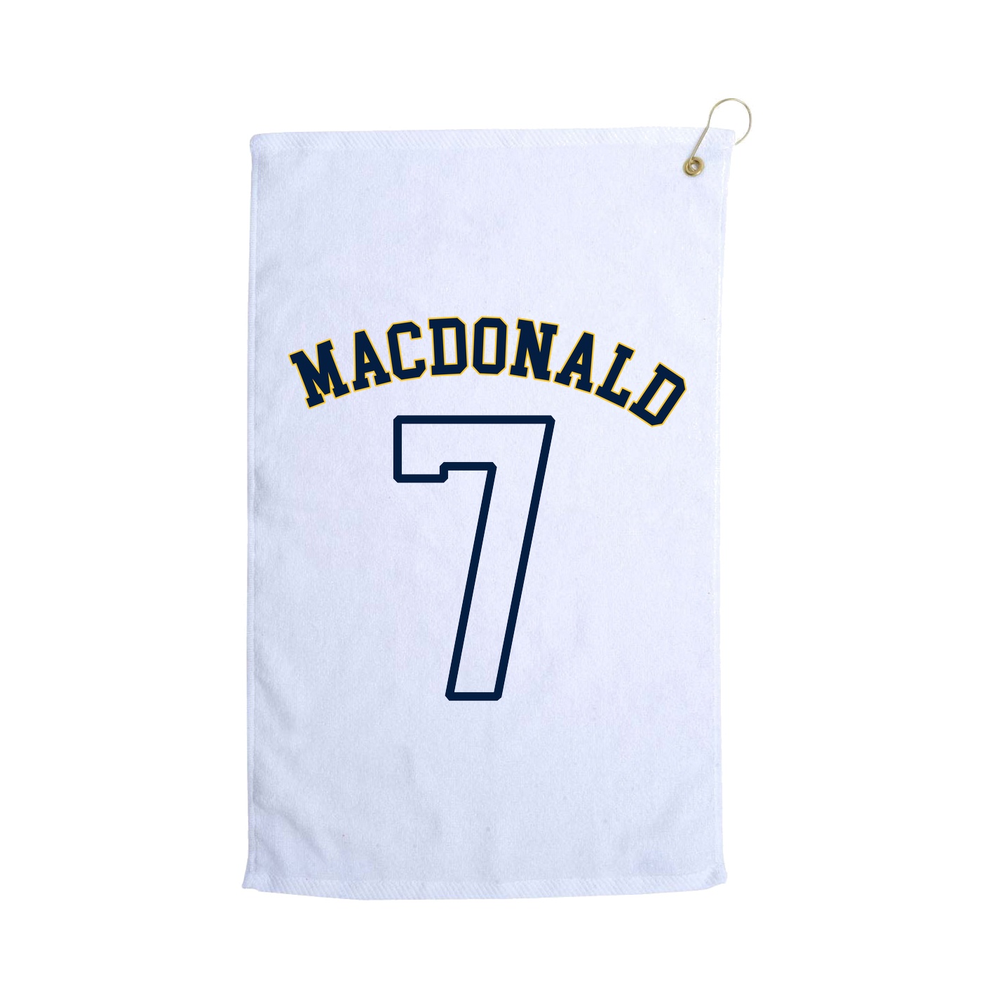 Golf Towel — Shirsey Arch in White