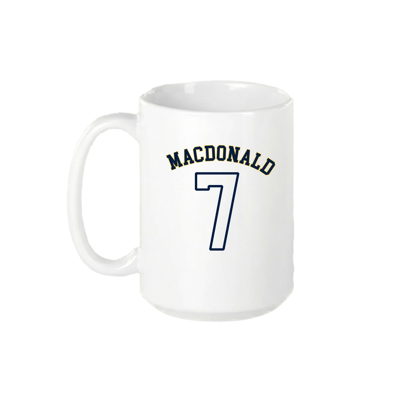 15oz Coffee Mug — Shirsey Arch in White