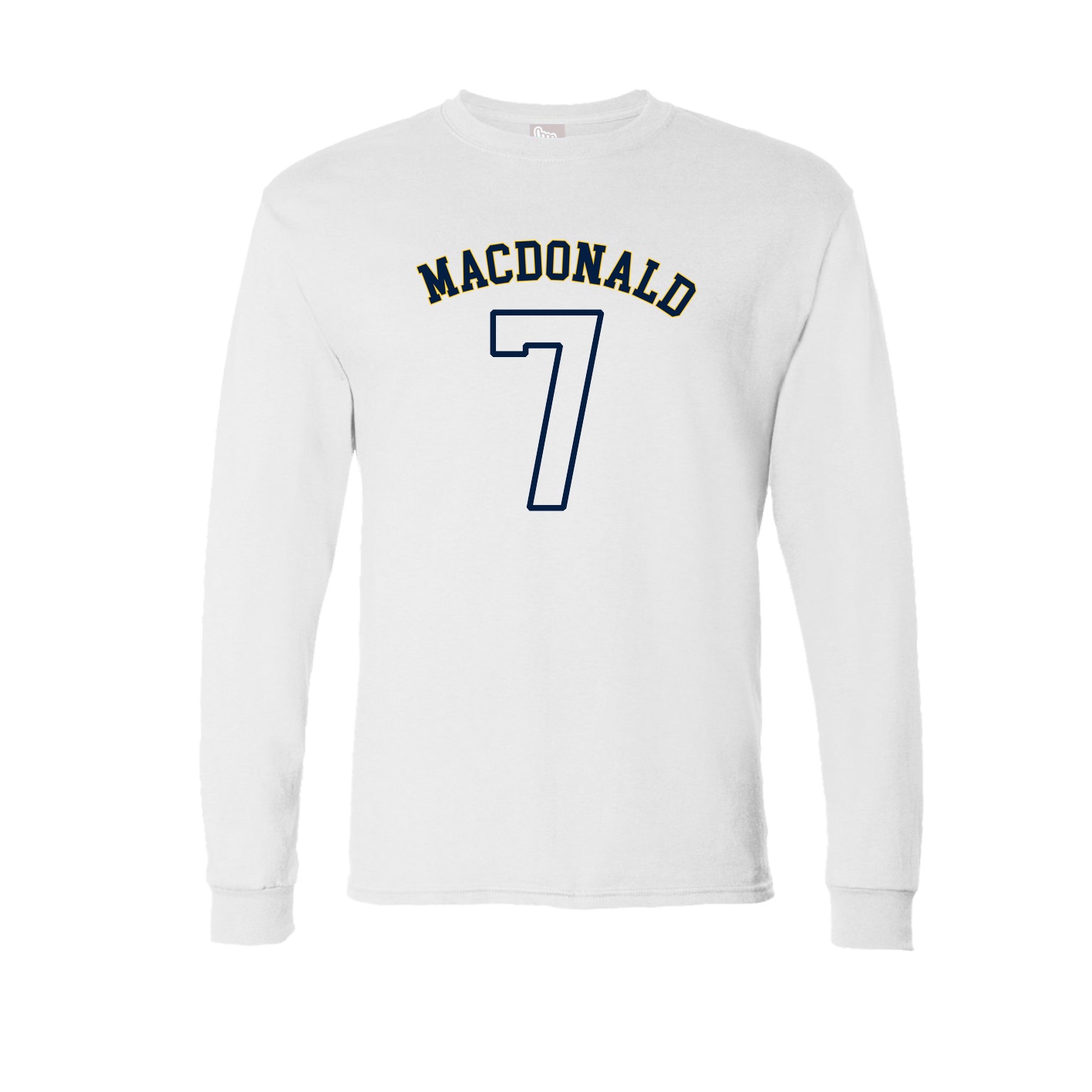 Long Sleeve Tee — Shirsey Arch in White