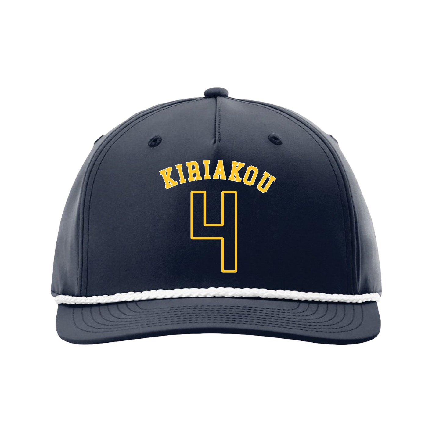 Five-Panel Classic Rope Cap — Shirsey Arch in Navy