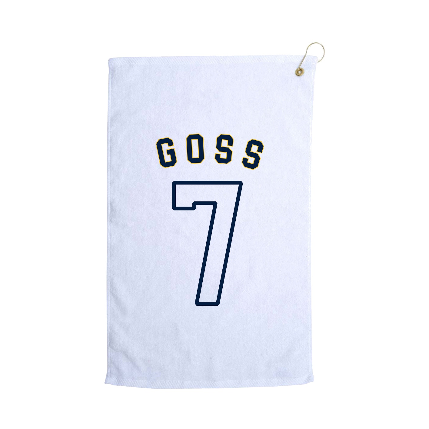 Golf Towel — Shirsey Arch in White