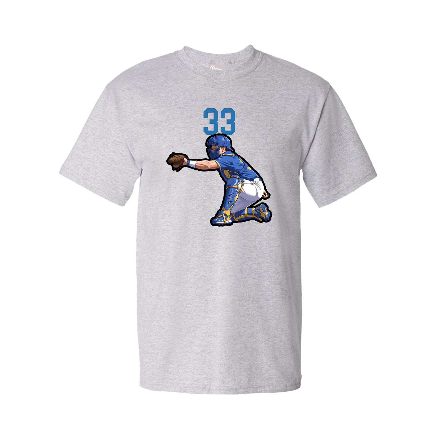 Tee — Number Top in Grey