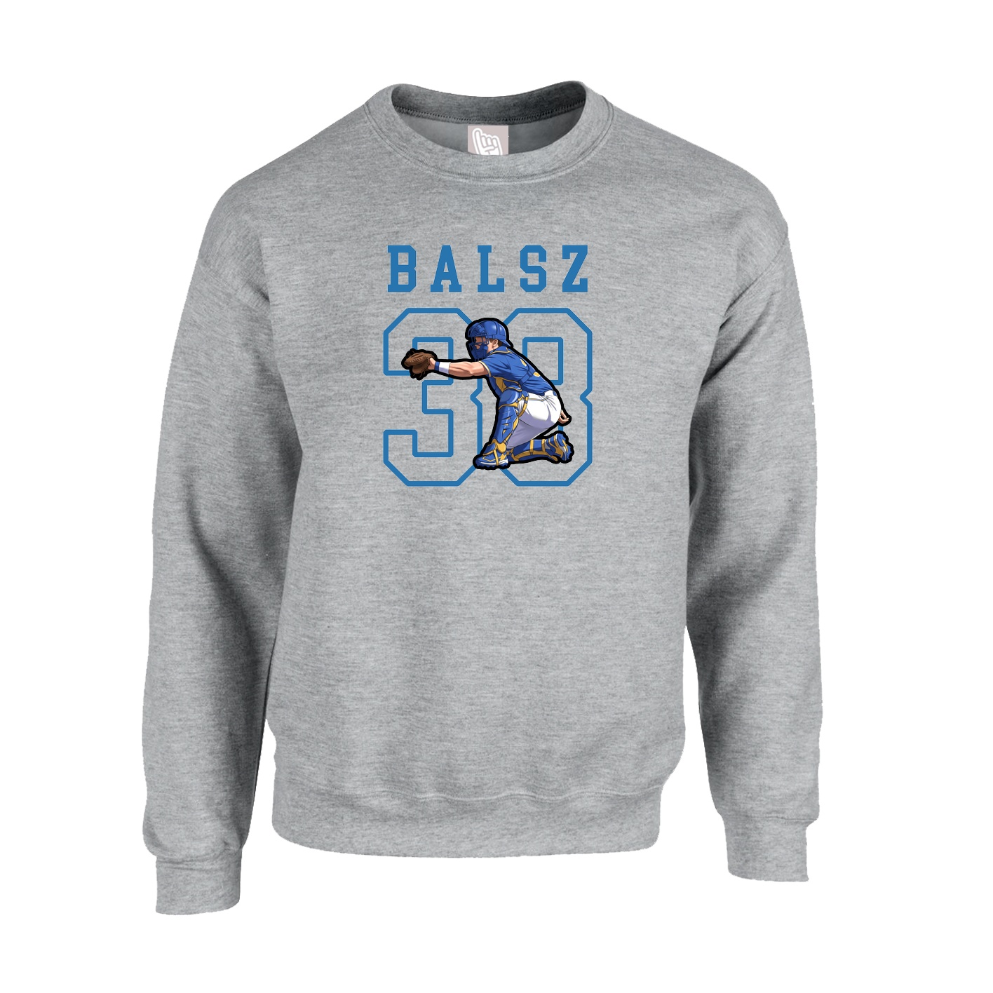 Fleece Crew — Shirsey in Grey