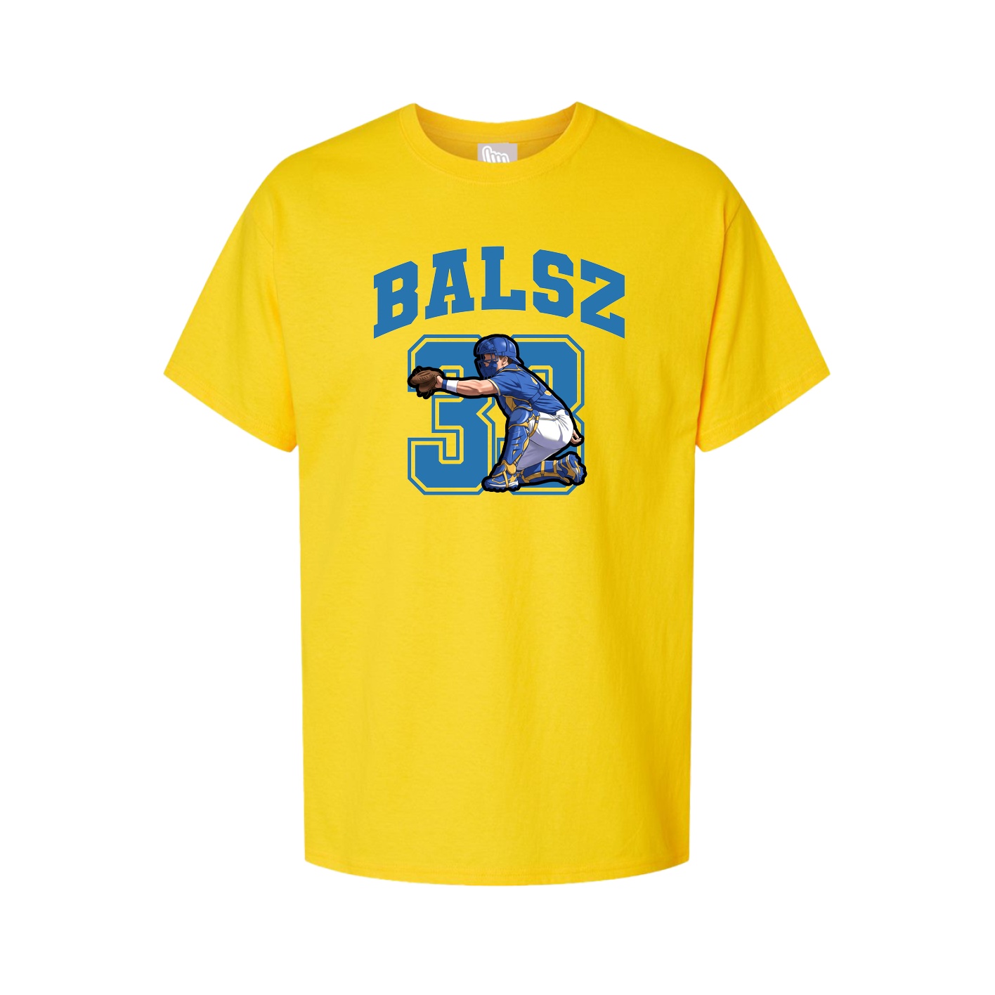 Youth Tee — Number in Gold