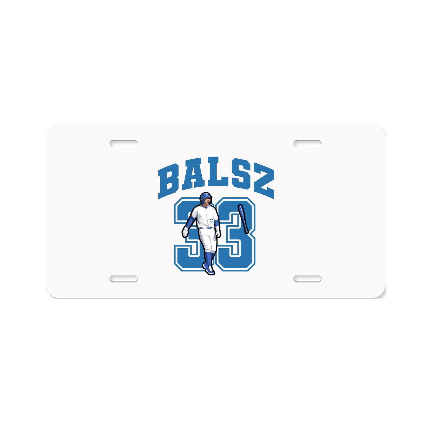 License Plate — Number in Classic