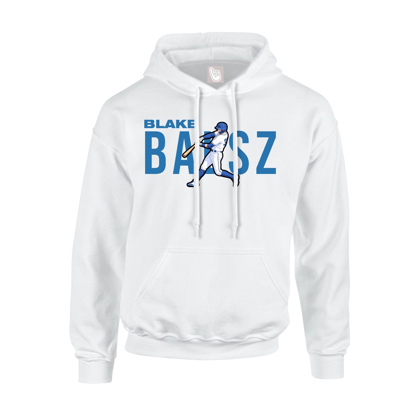 Youth Hoodie — Player Name in White