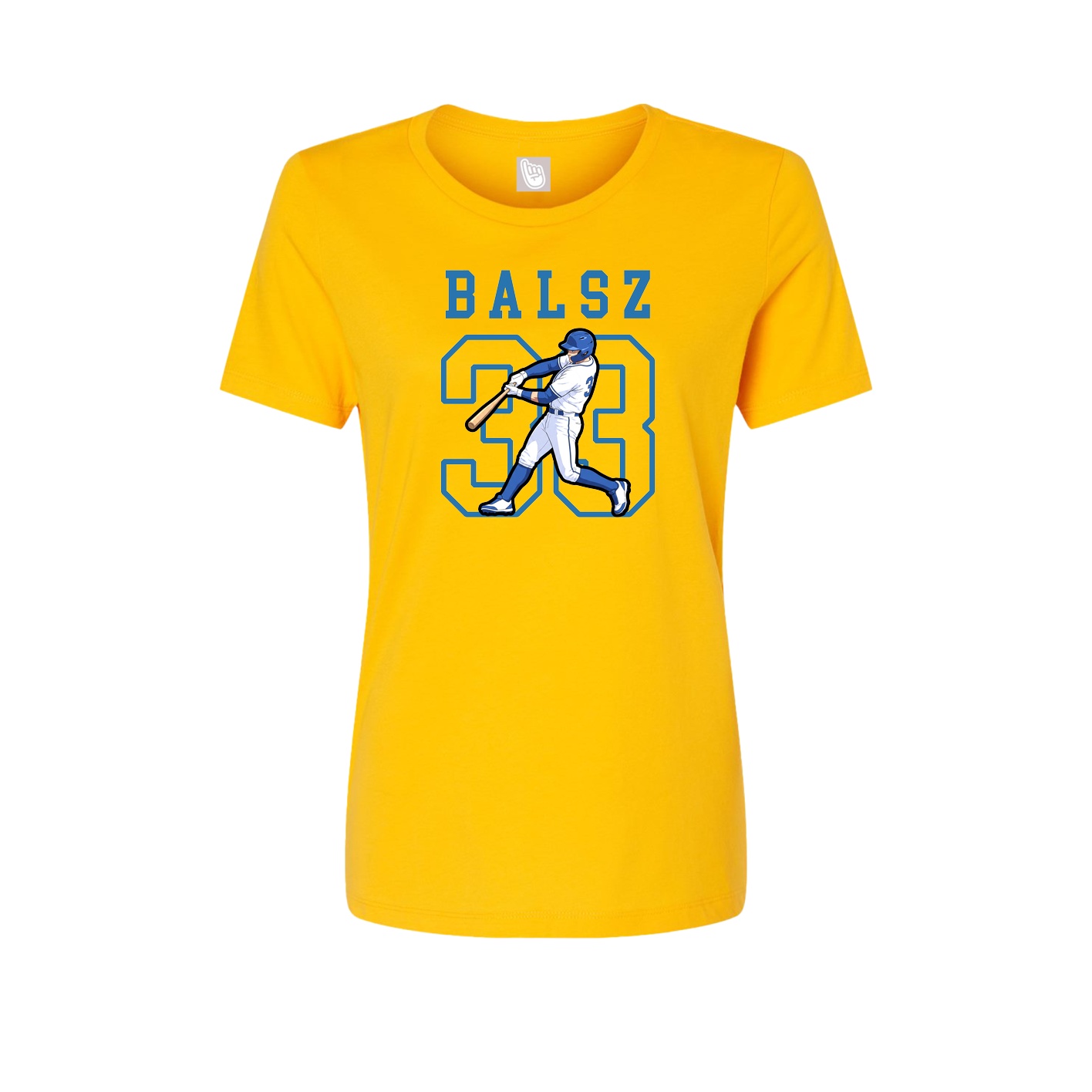 Fitted Women's Tee — Shirsey in Gold