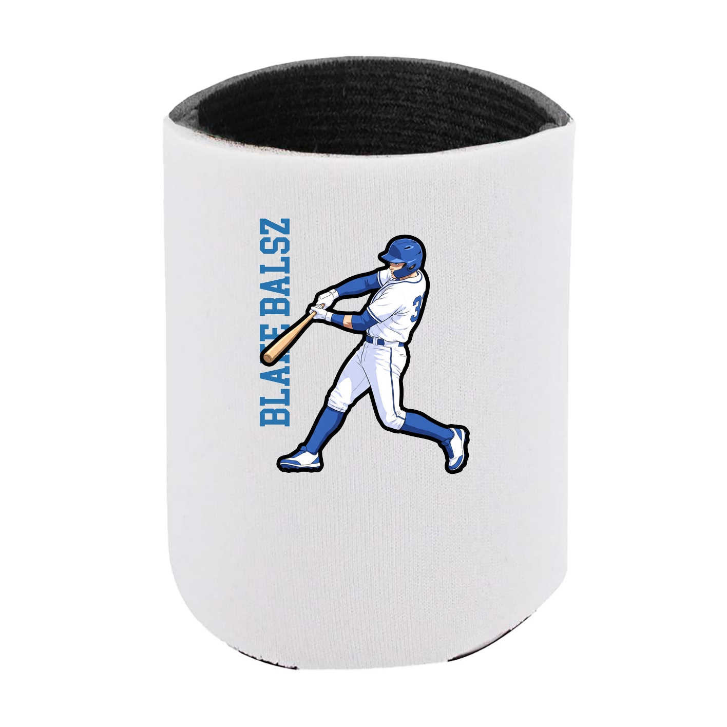 Can Holder — Name Vertical in White