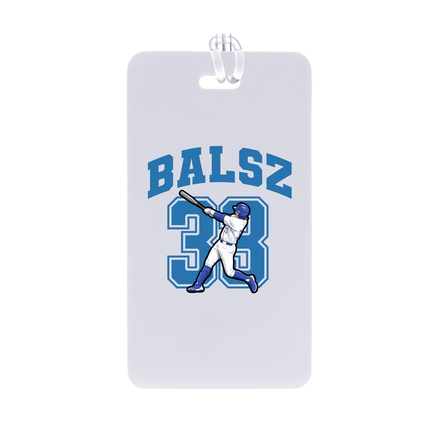Bag Tag — Number in Classic