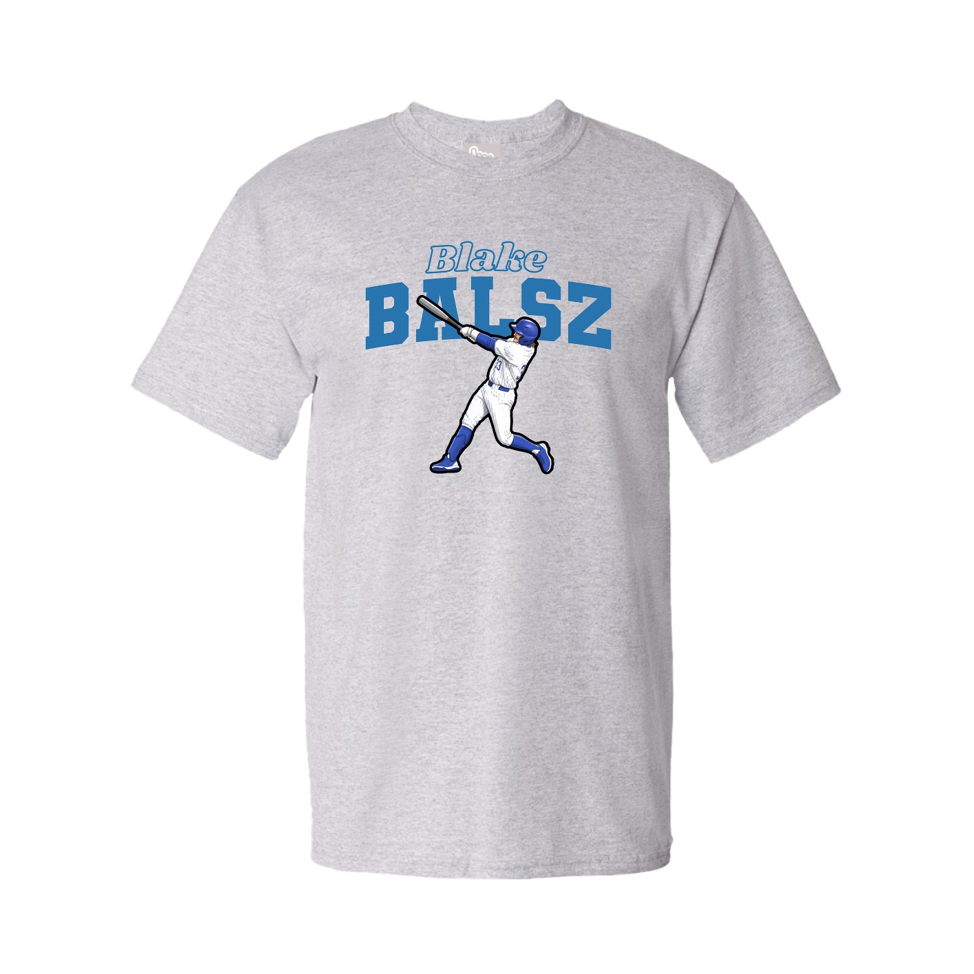 Youth Tee — Name Arch in Grey