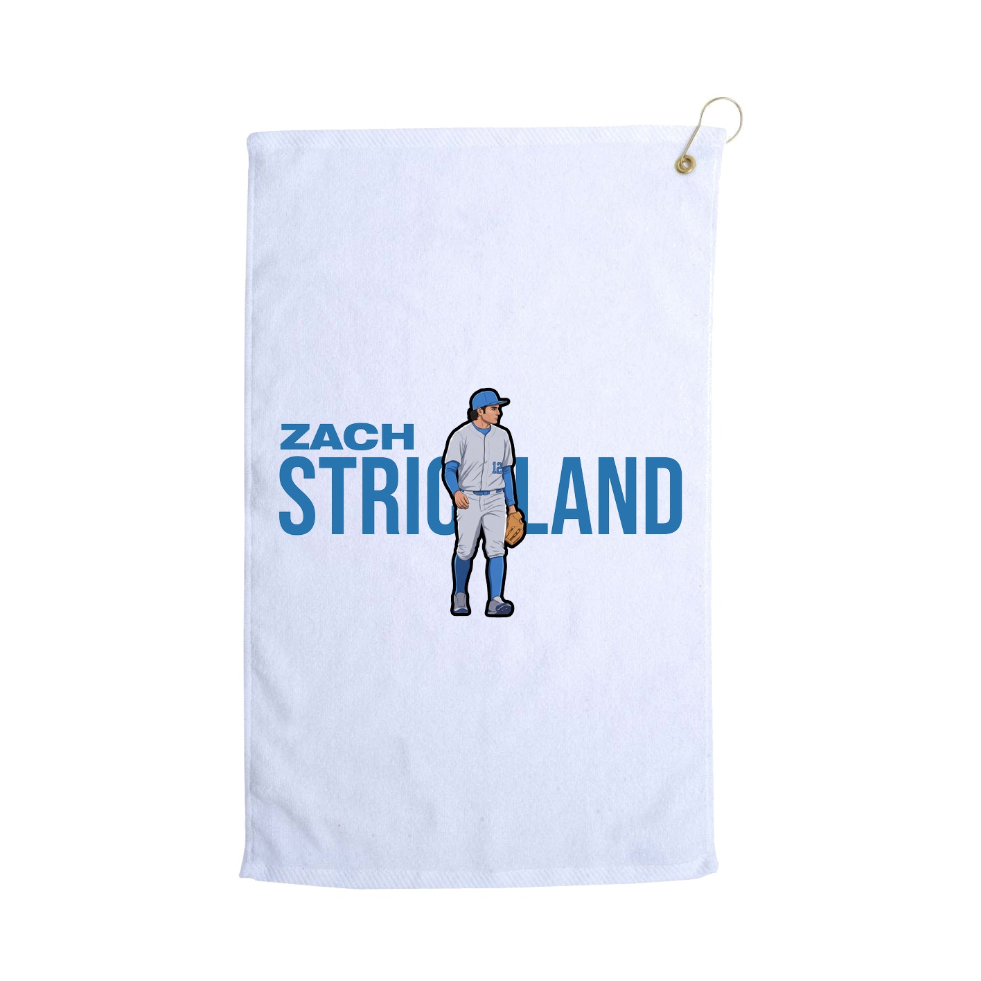 Golf Towel — Player Name in White
