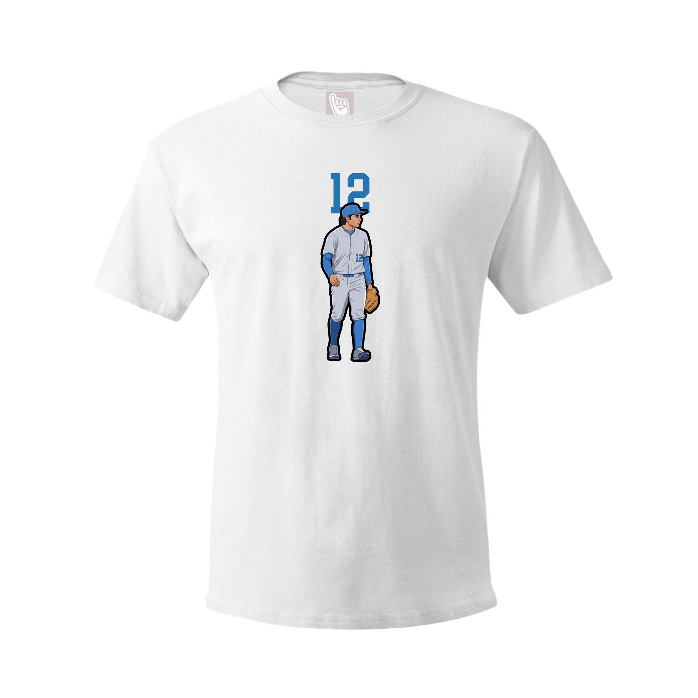 Tee — Number Top in White