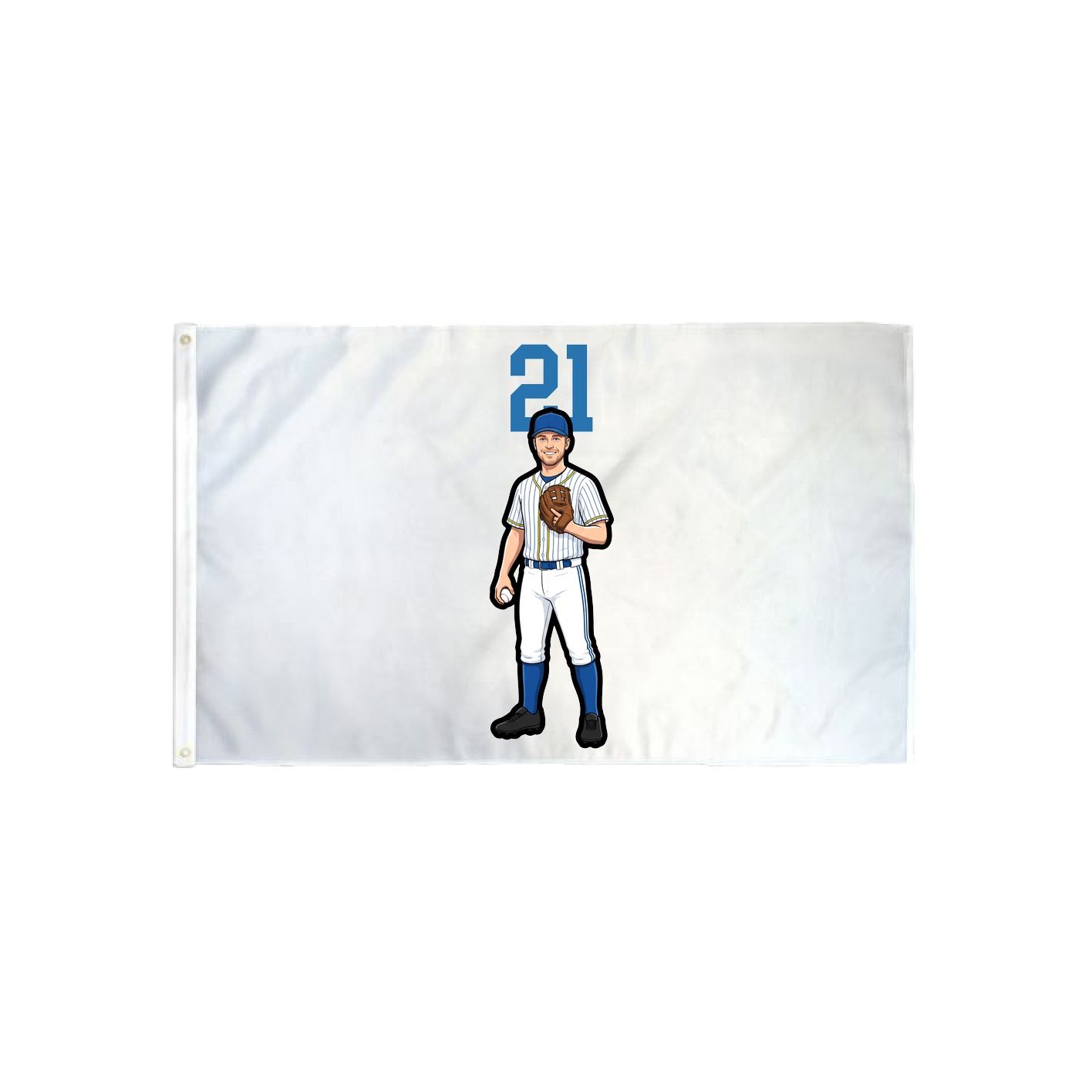 3x5 Flag — Number Top in Classic