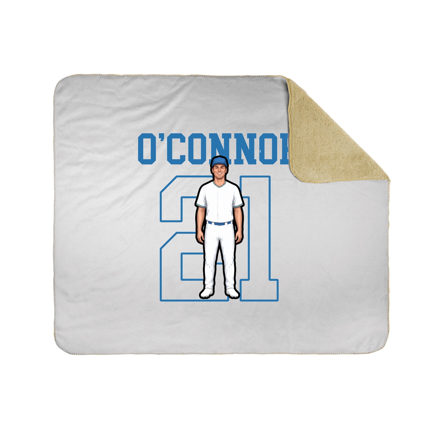 50x60 Sherpa Lined Throw Blanket