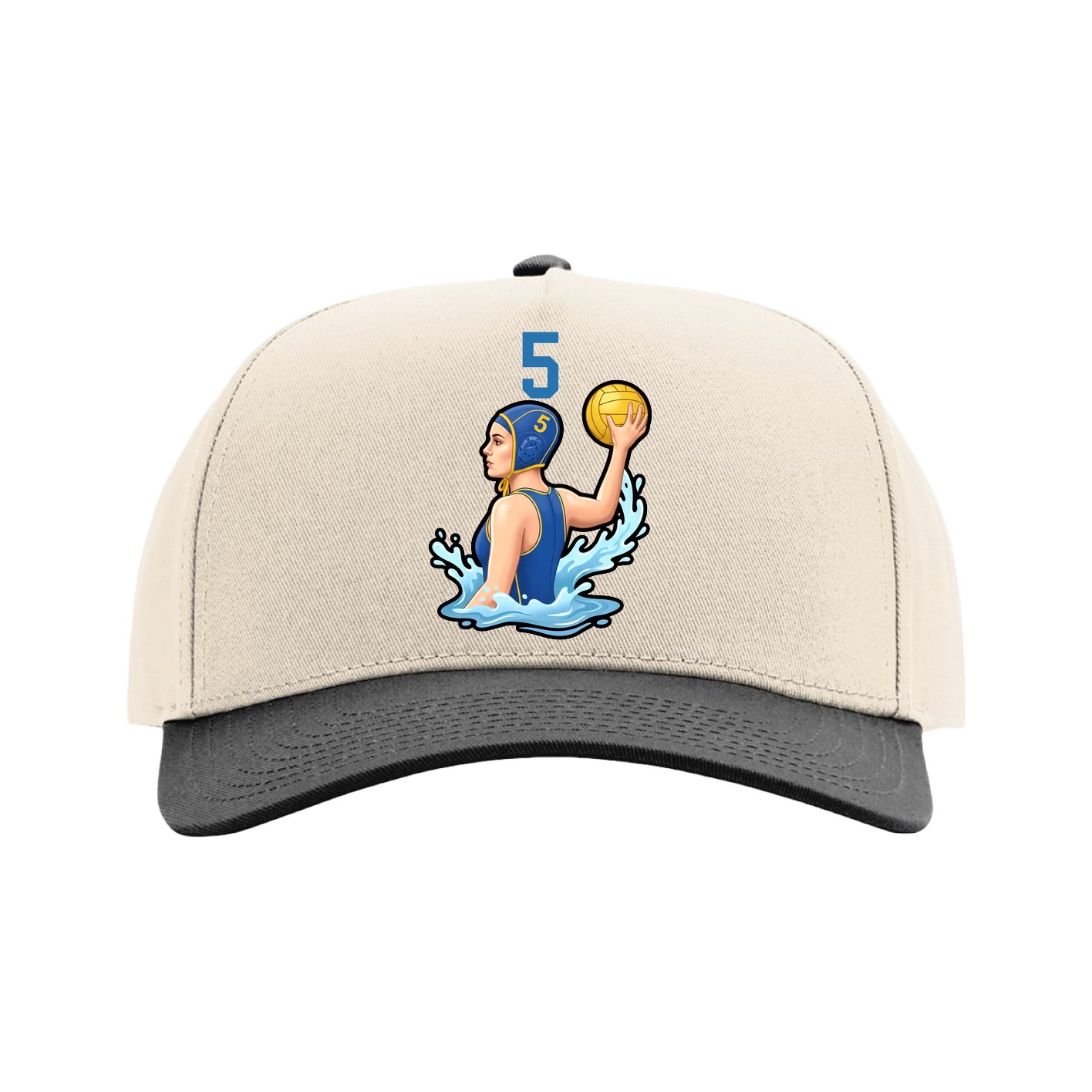 Full Fabric Five-Panel Champ Cap