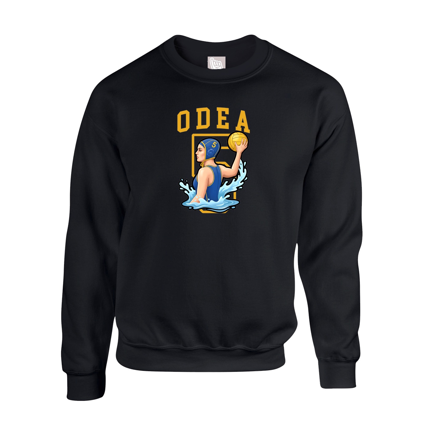 Fleece Crew — Shirsey in Black