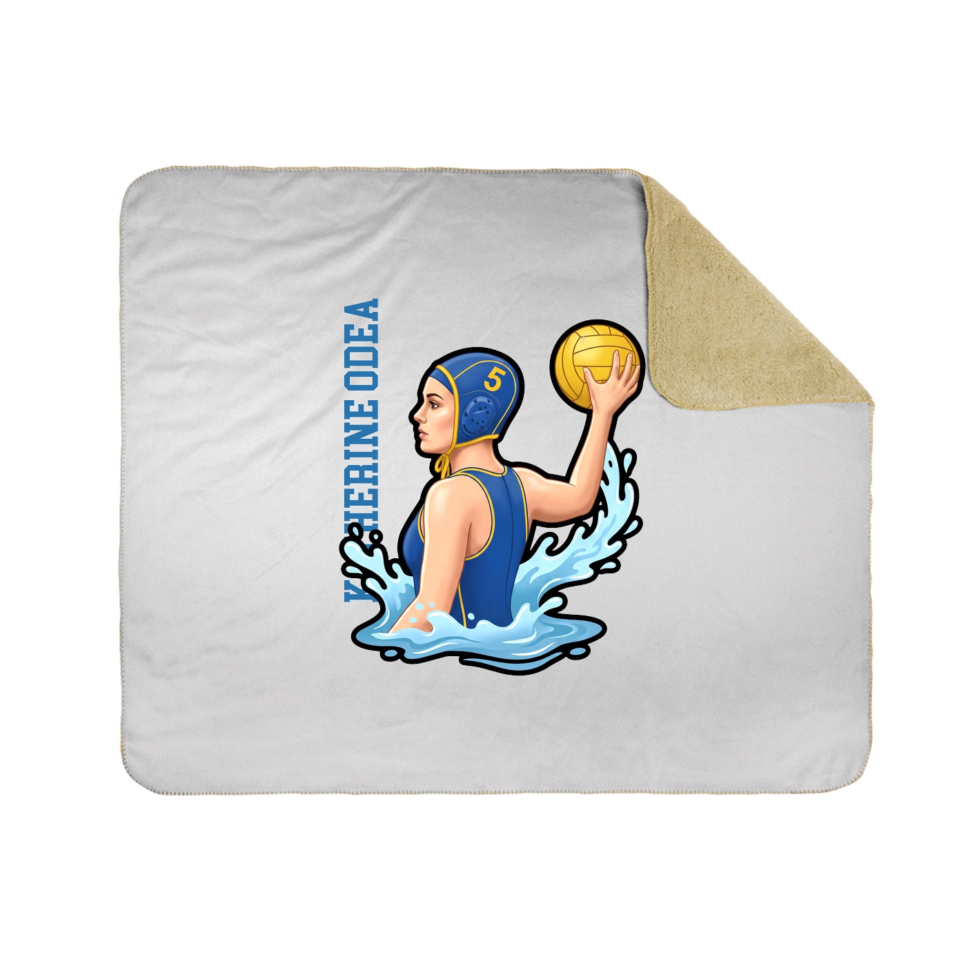 50x60 Sherpa Lined Throw Blanket