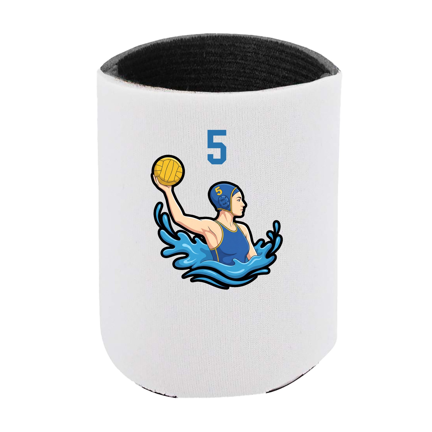 Can Holder — Number Top in White