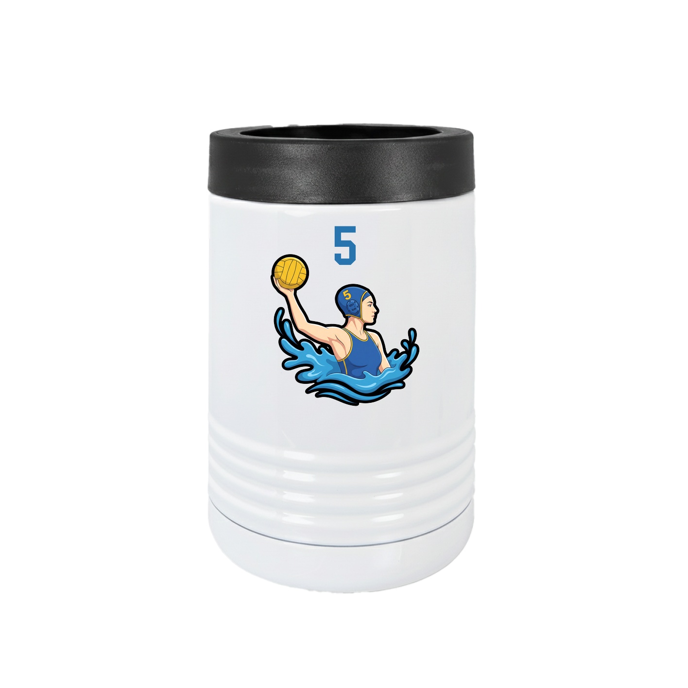 Beverage Holder — Number Top in White