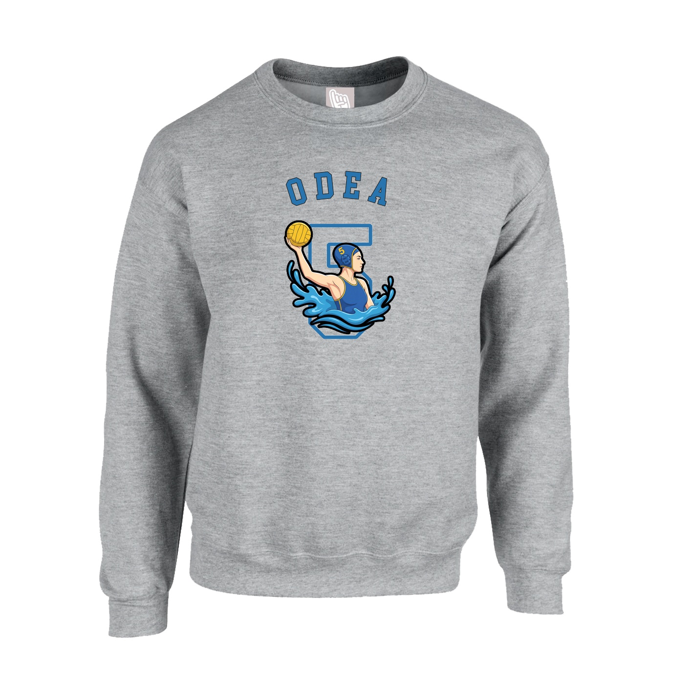 Fleece Crew — Shirsey Arch in Grey