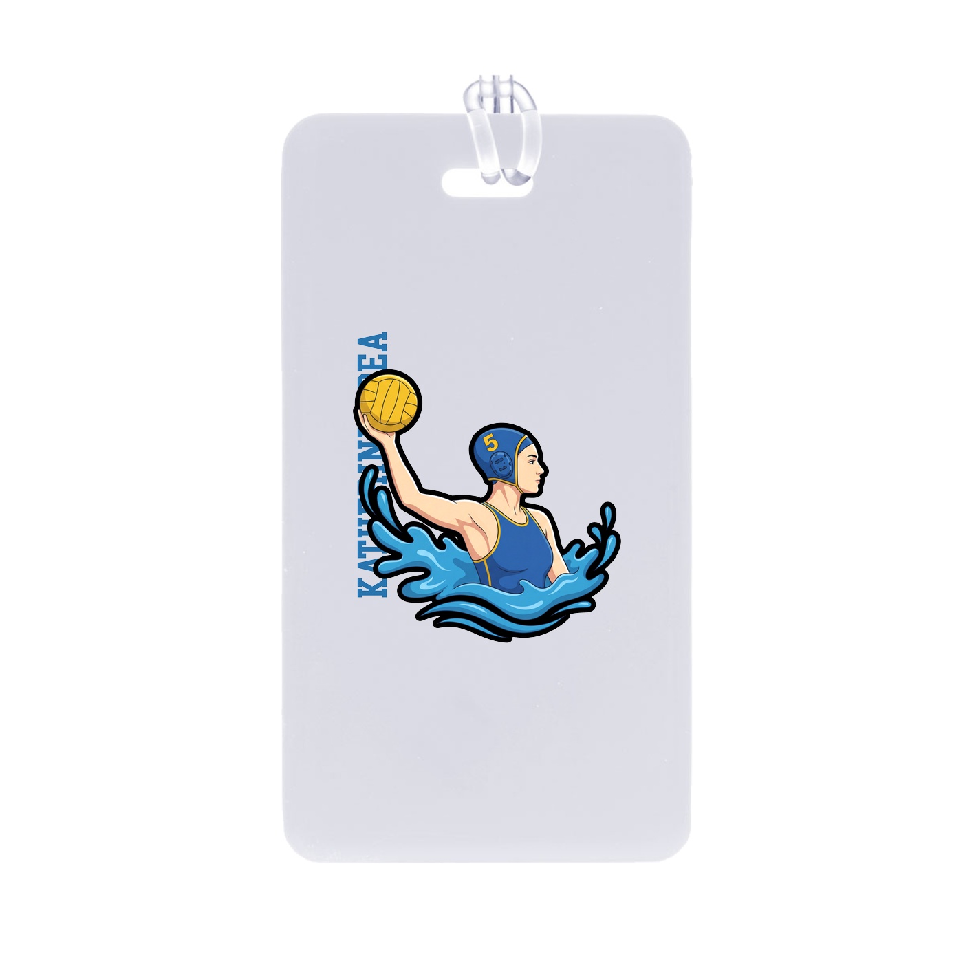 Bag Tag — Name Vertical in Classic