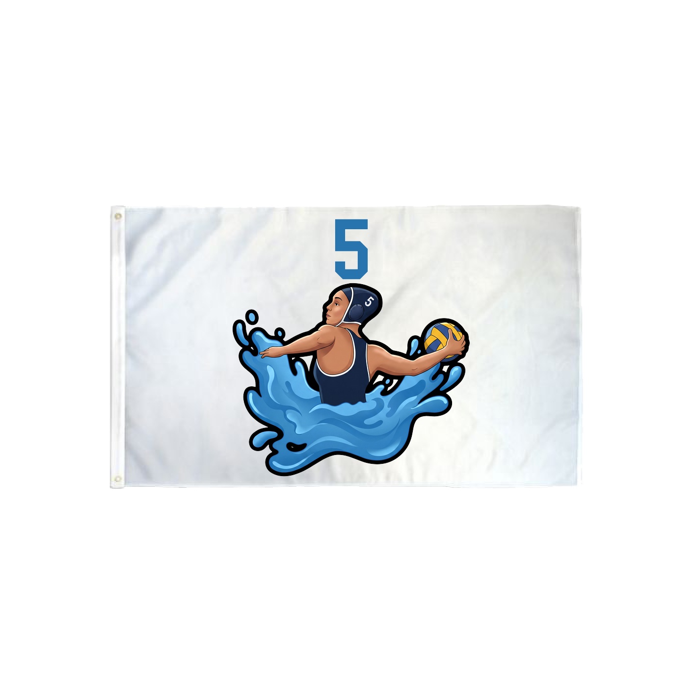 3x5 Flag — Number Top in Classic