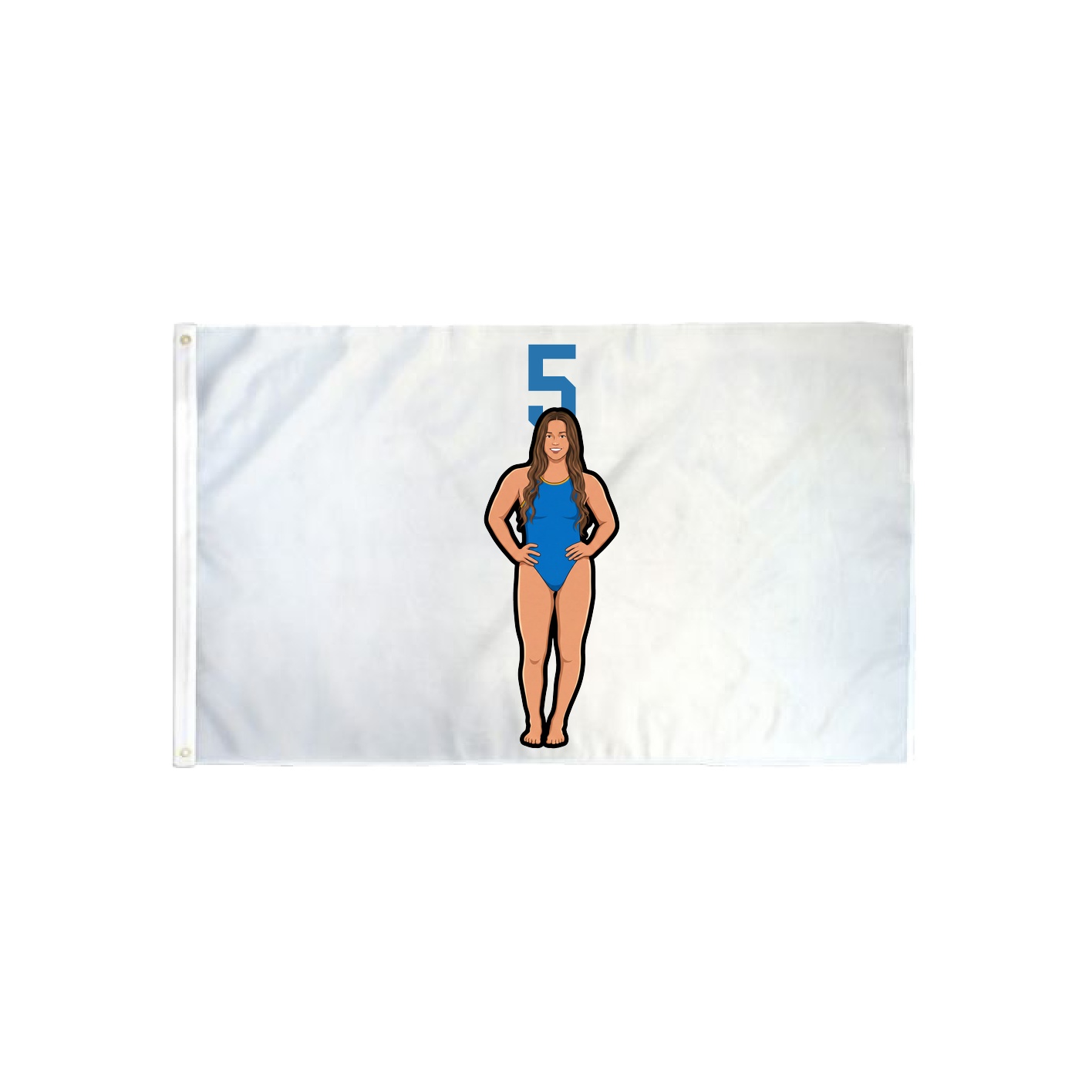 3x5 Flag — Number Top in Classic