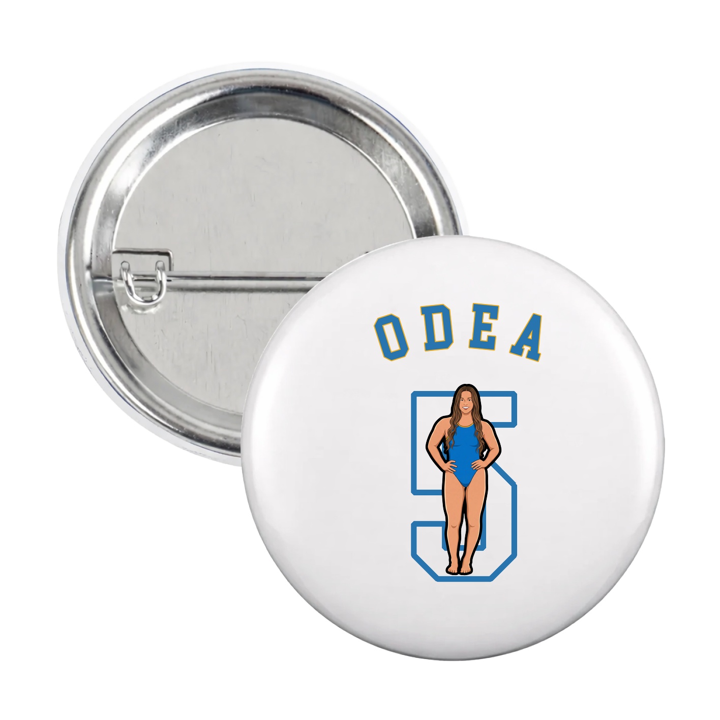 Game Day Button — Shirsey Arch in White