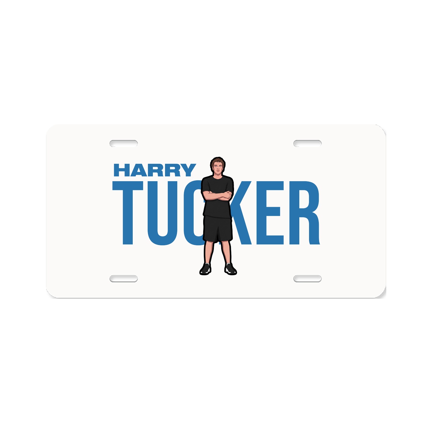 License Plate — Player Name in Classic