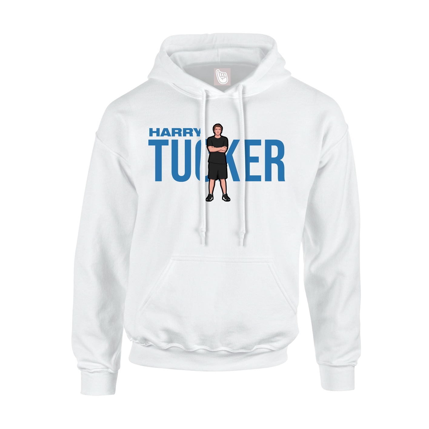 Youth Hoodie — Player Name in White
