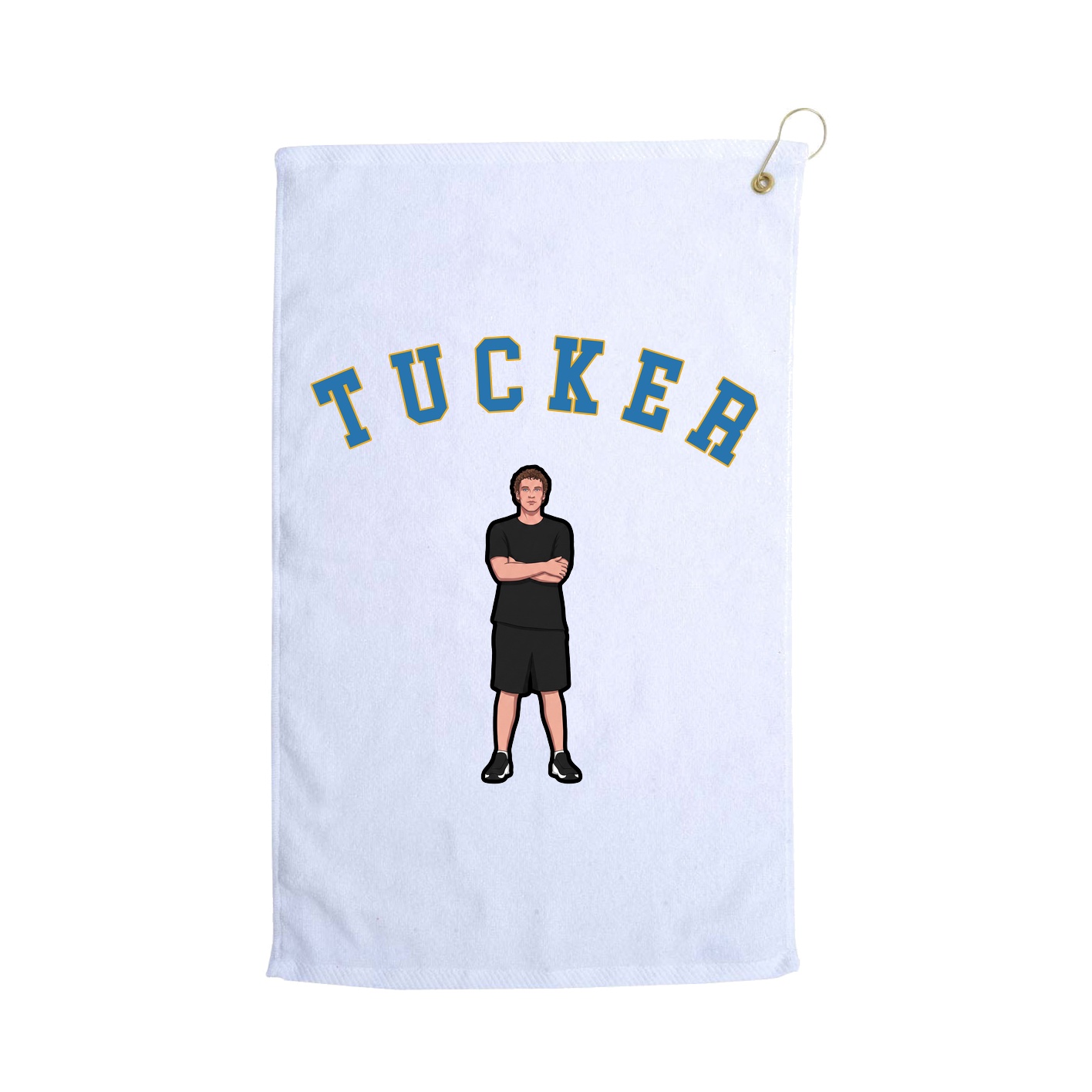 Golf Towel — Shirsey Arch in White