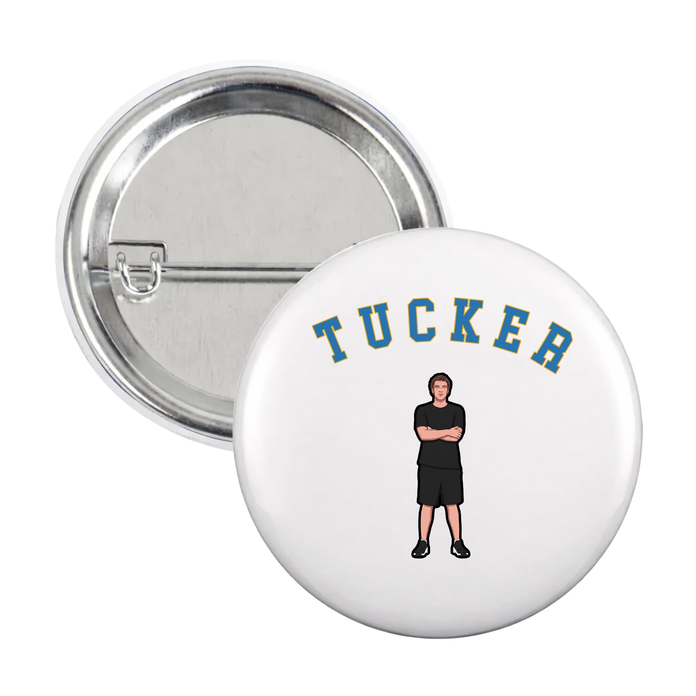 Game Day Button — Shirsey Arch in White