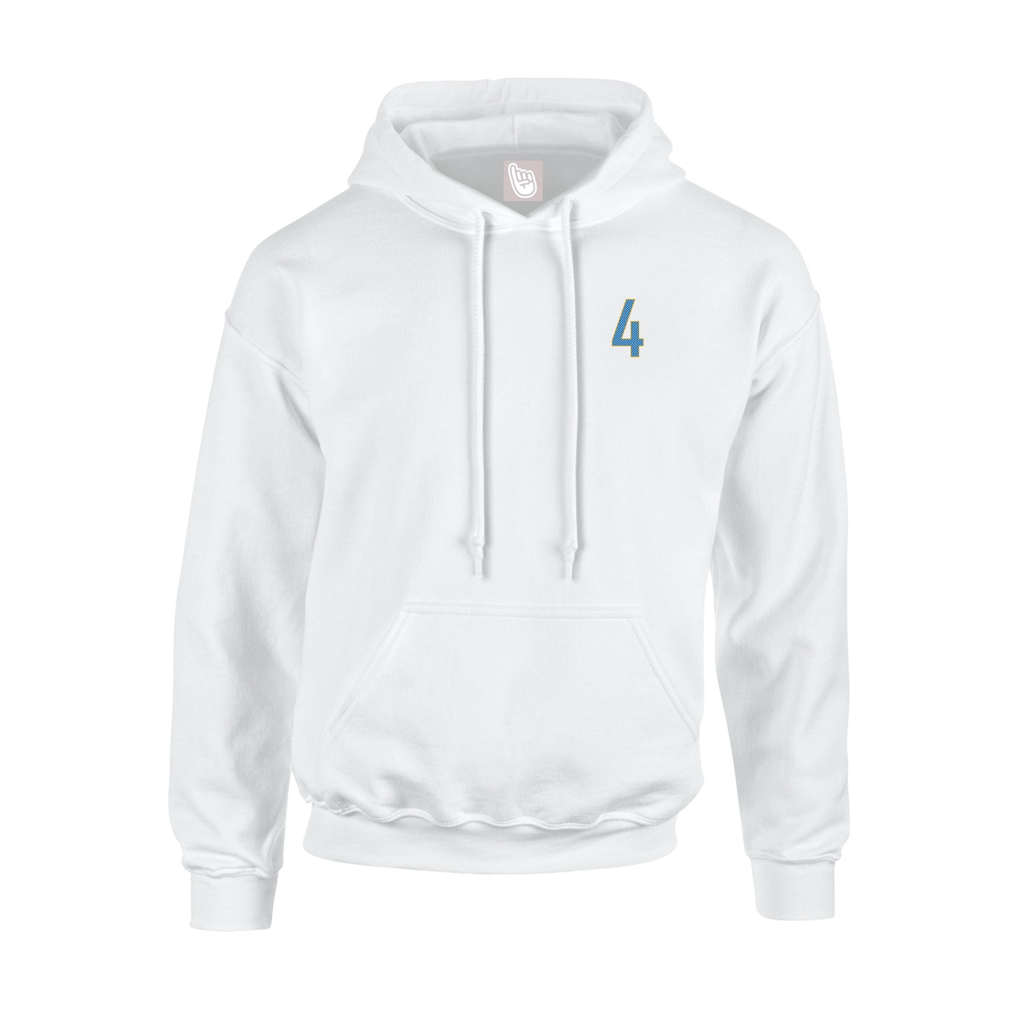 Youth Hoodie — Front Shirsy in White