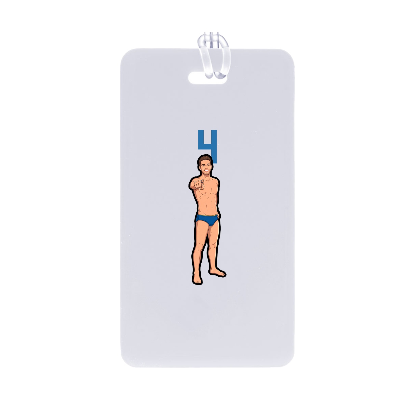 Bag Tag — Number Top in Classic