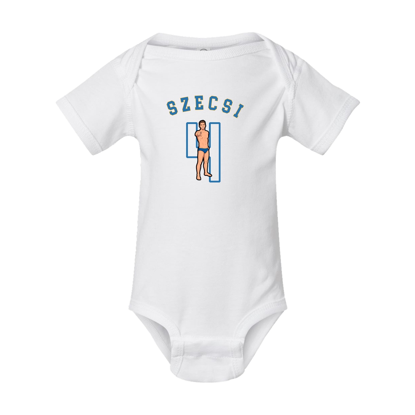 Baby Onesie — Shirsey Arch in White