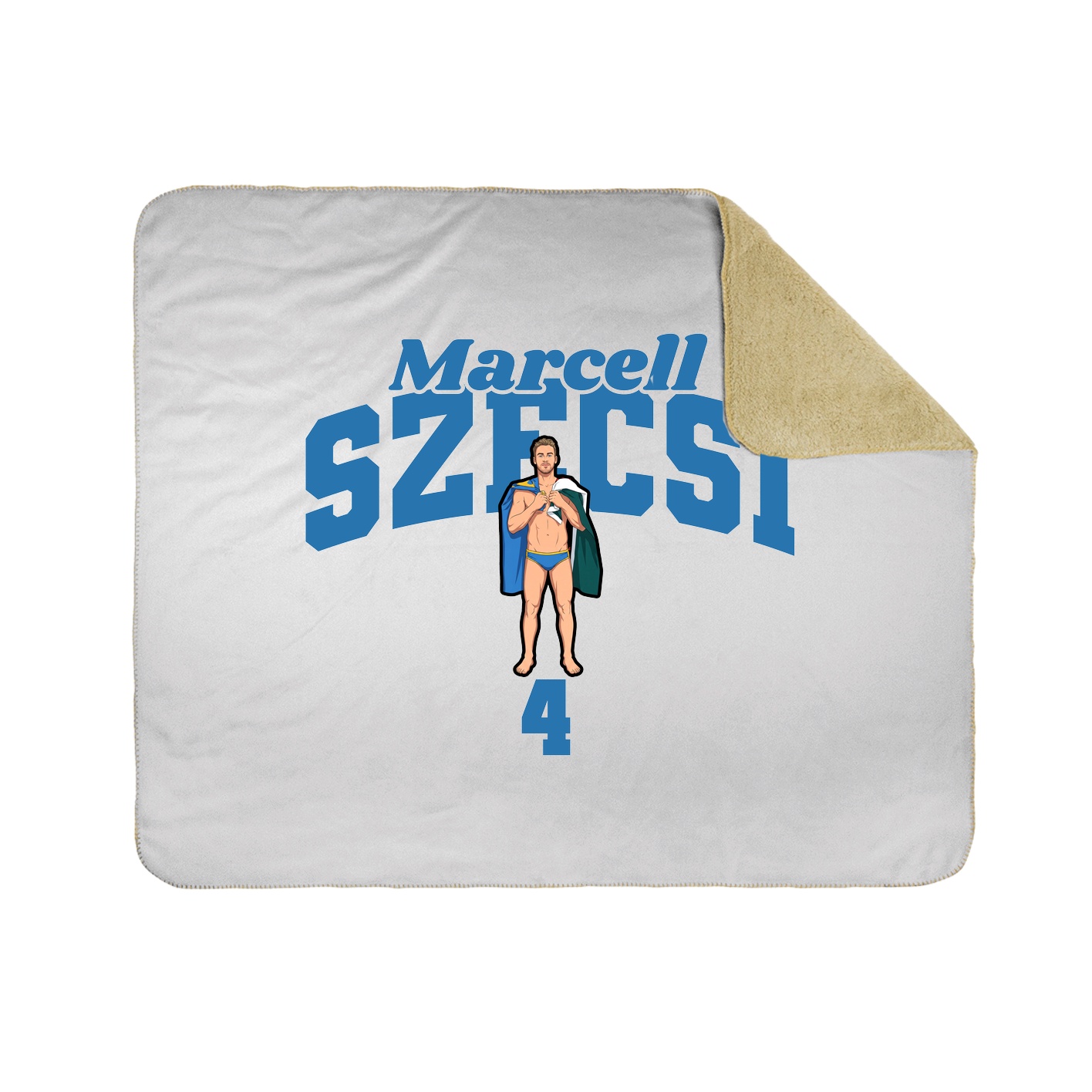 Throw Blanket — Signature Arch in White