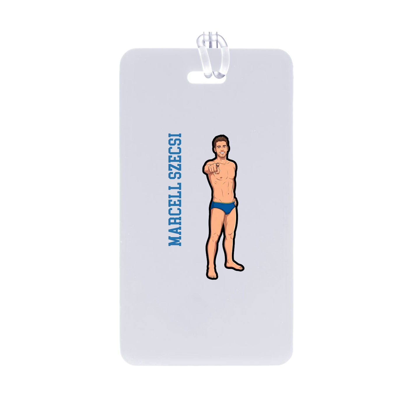 Bag Tag — Name Vertical in Classic